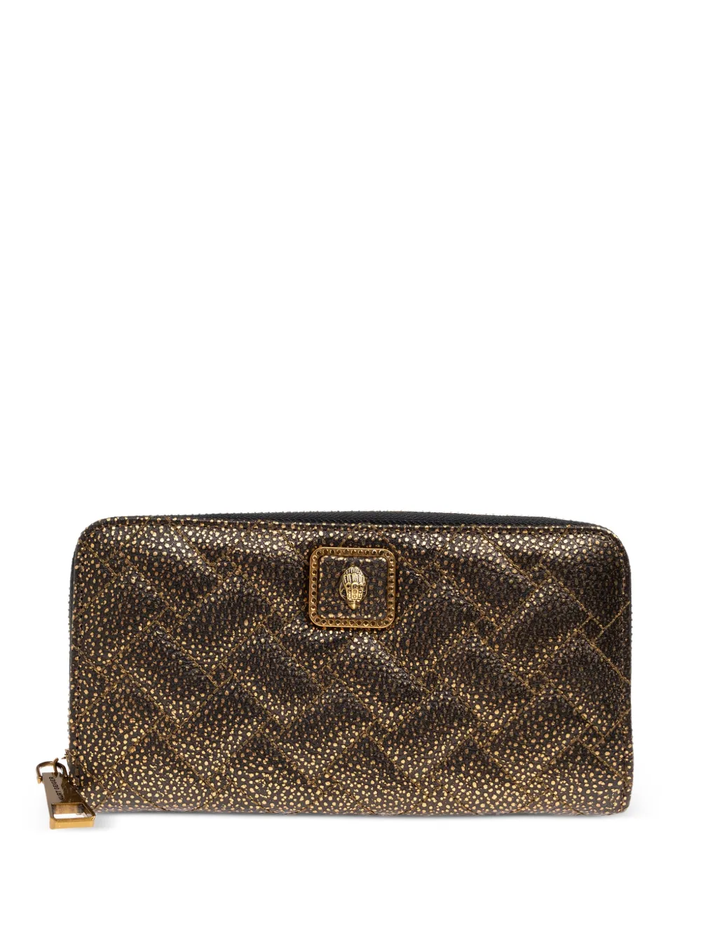 Kurt Geiger London quilted zip-fastening wallet - Nero