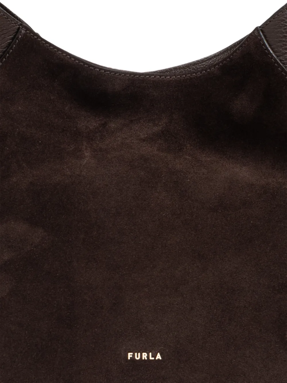 Furla Medium Lara shopper met vlakken Bruin