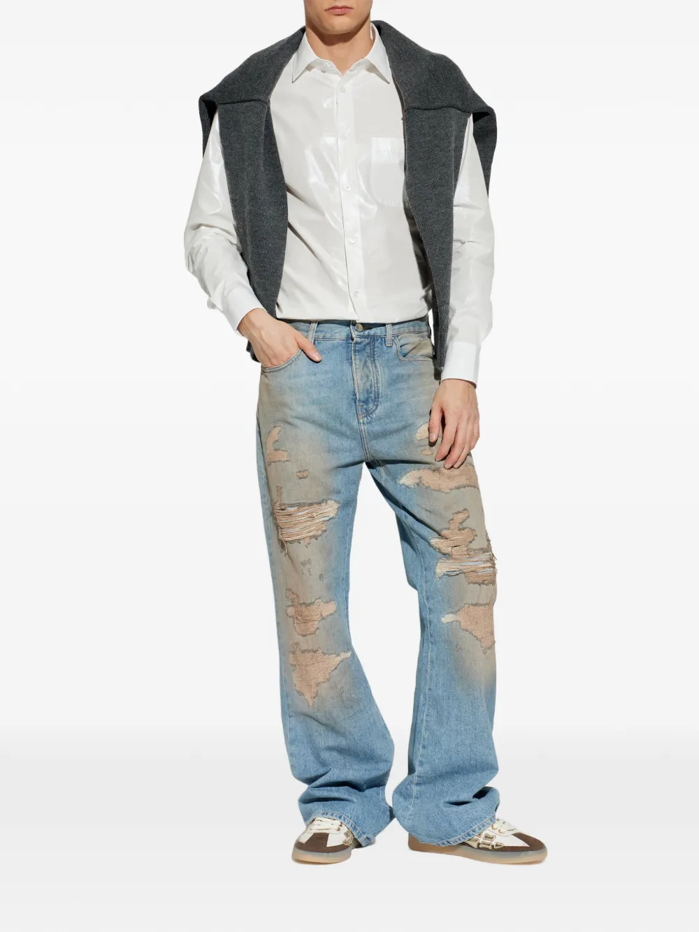 AMIRI distressed ripped jeans | Jeans anchos | Image 2