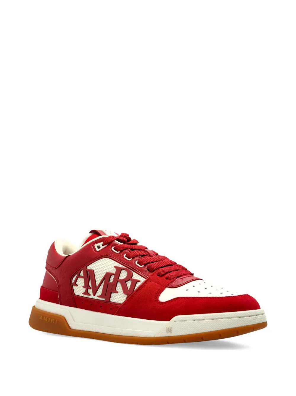 AMIRI lace-up logo sneakers Rood