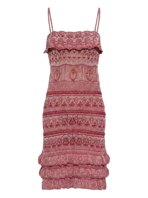 ETRO vestido corto con tirantes finos