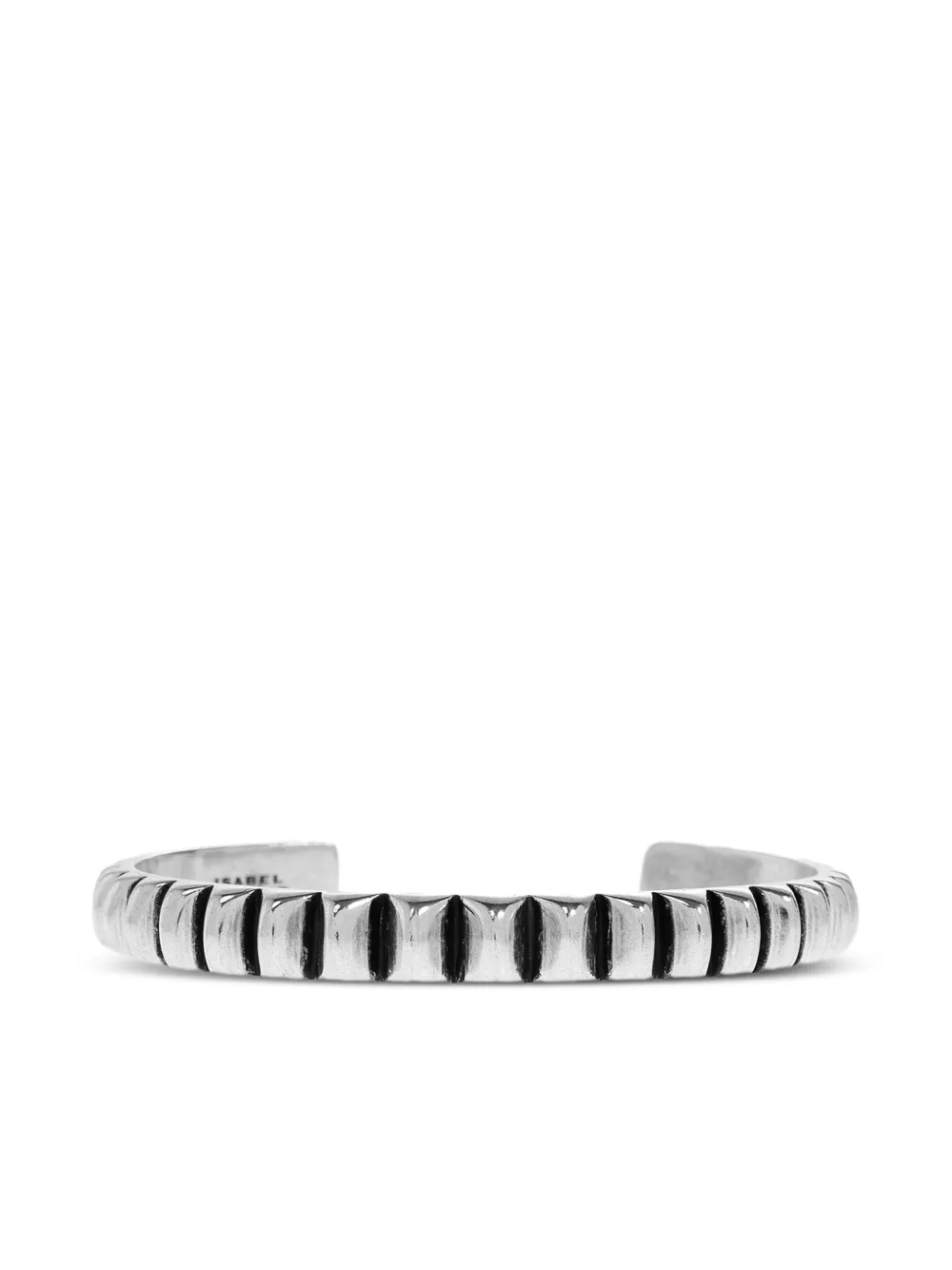 ISABEL MARANT ridged bracelet - Silber