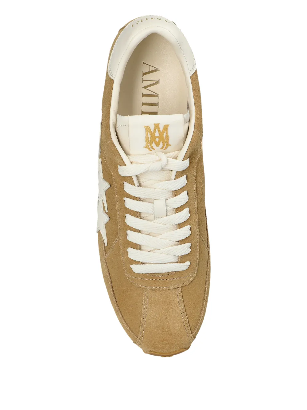 AMIRI Sneakers met ster-applicatie Bruin