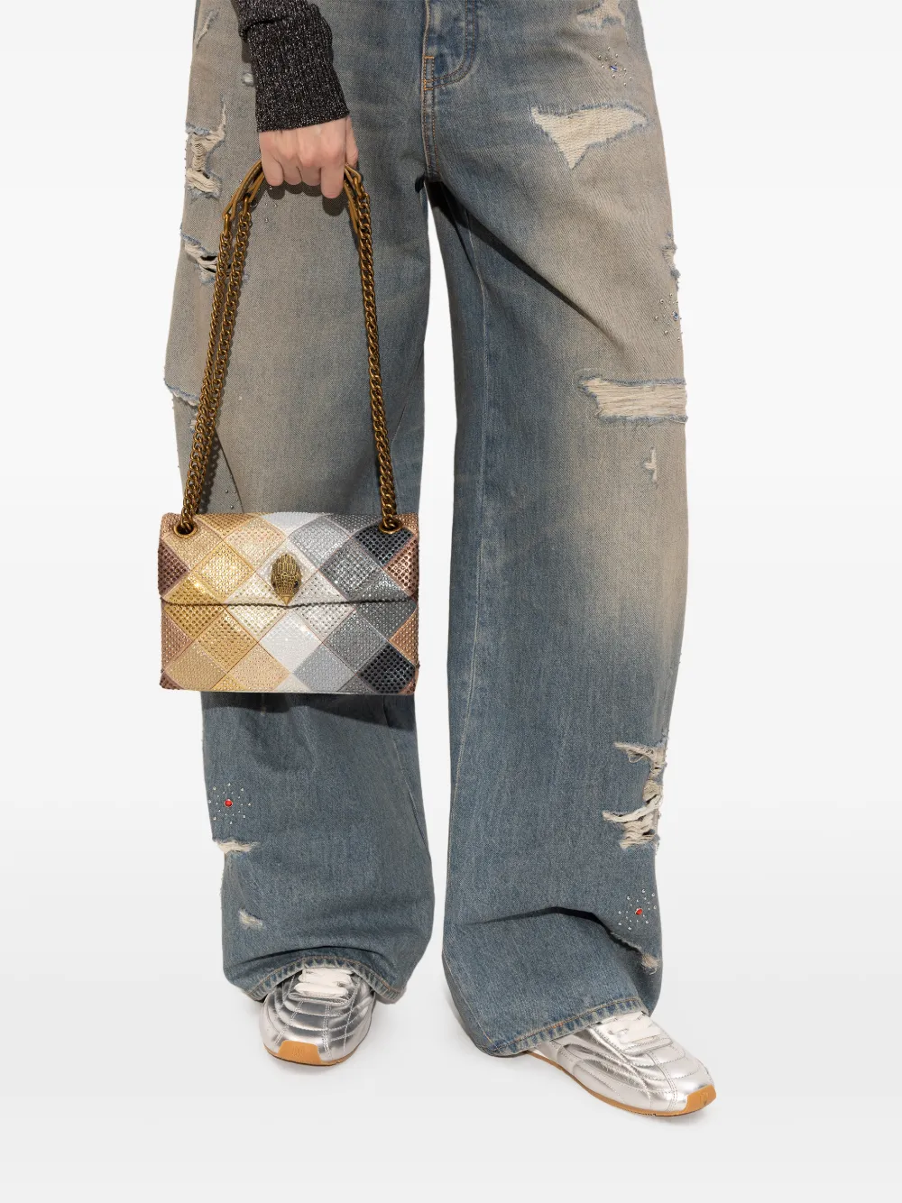 Kurt Geiger London medium Kensington shoulder bag - Goud