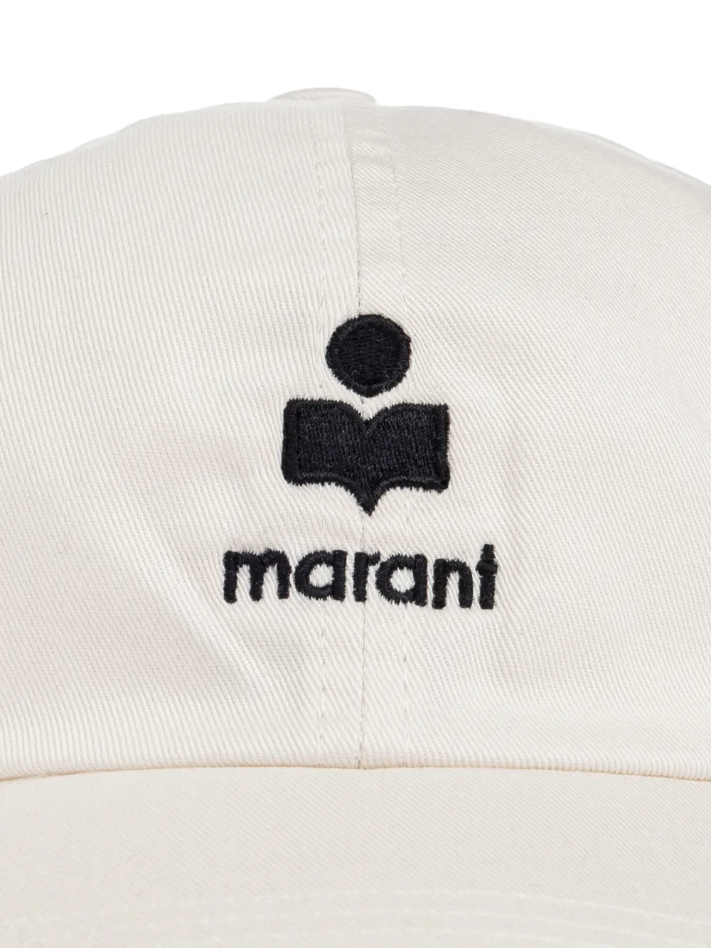  Marant Logo Baseball Cap - Neutrals 