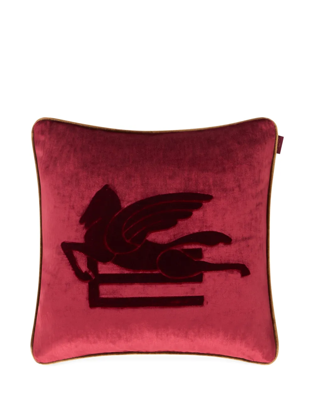 ETRO HOME pegasus appliqué cushion | rojo | Image 1