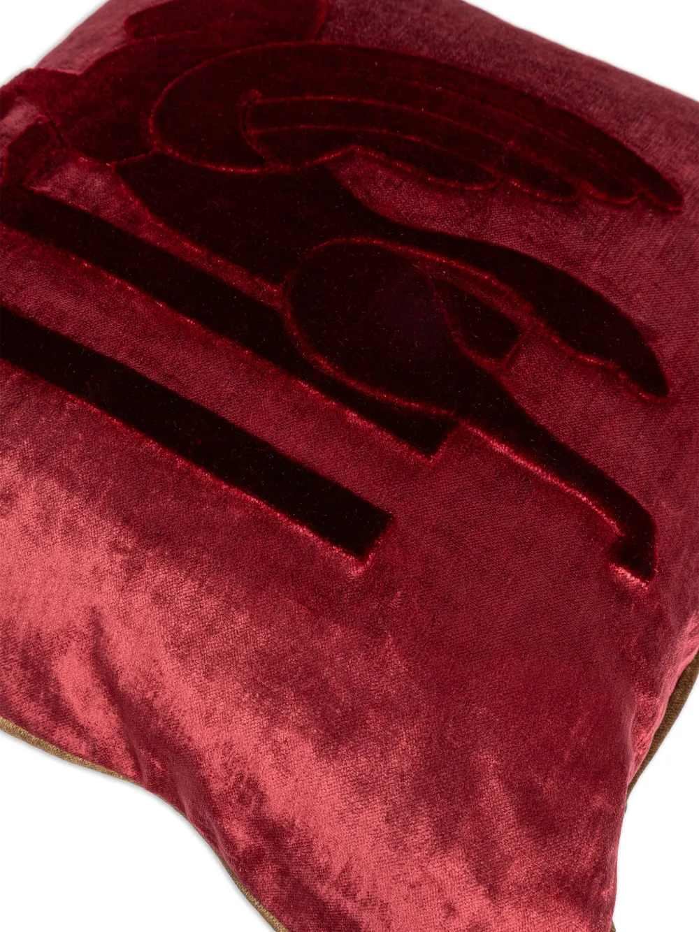  Etro Home Pegasus Appliqué Cushion - Red 