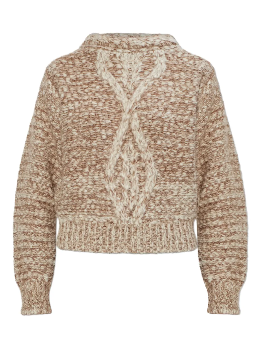 ISABEL MARANT Dorota cable-knit sweater - Toni neutri