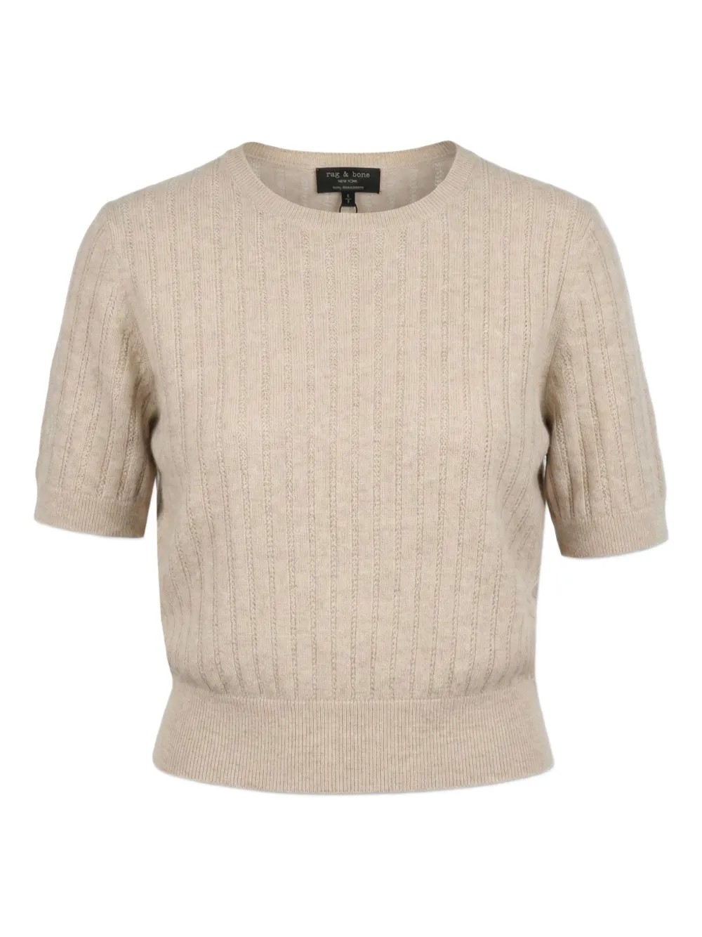 rag & bone cashmere T-shirt - Toni neutri