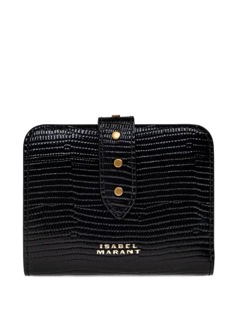 ISABEL MARANT logo-plaque wallet