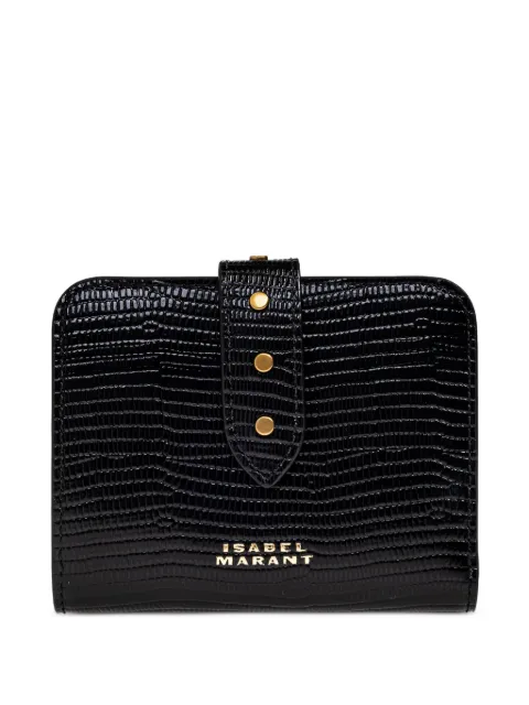 ISABEL MARANT logo-plaque wallet