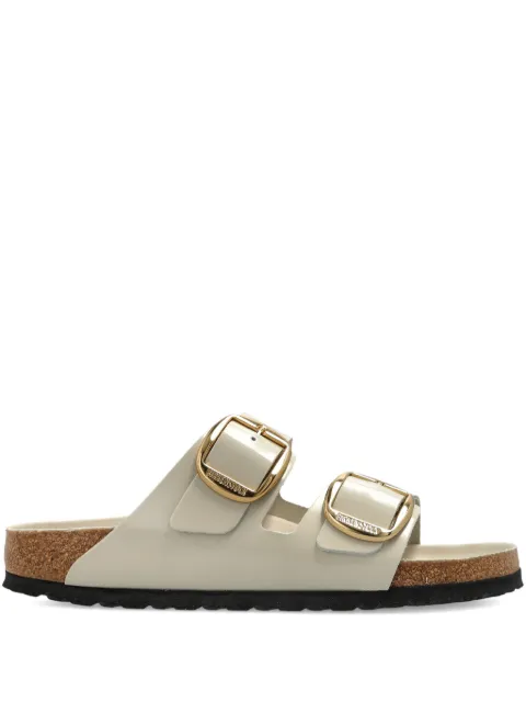 Birkenstock buckle leather sandals