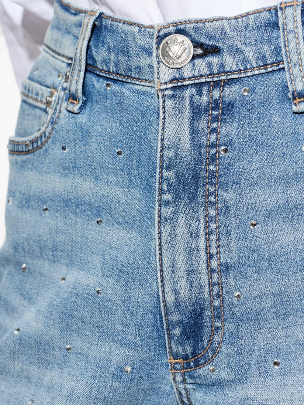 Button-Up Denim Jeans