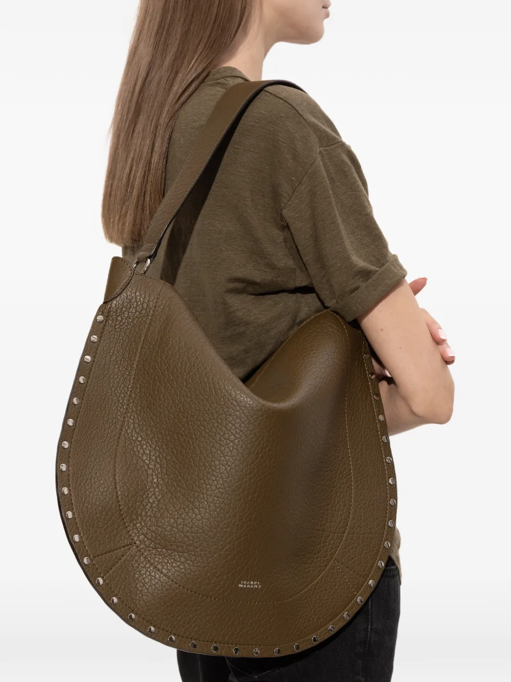 ISABEL MARANT Oskan studded shoulder bag | Image 2
