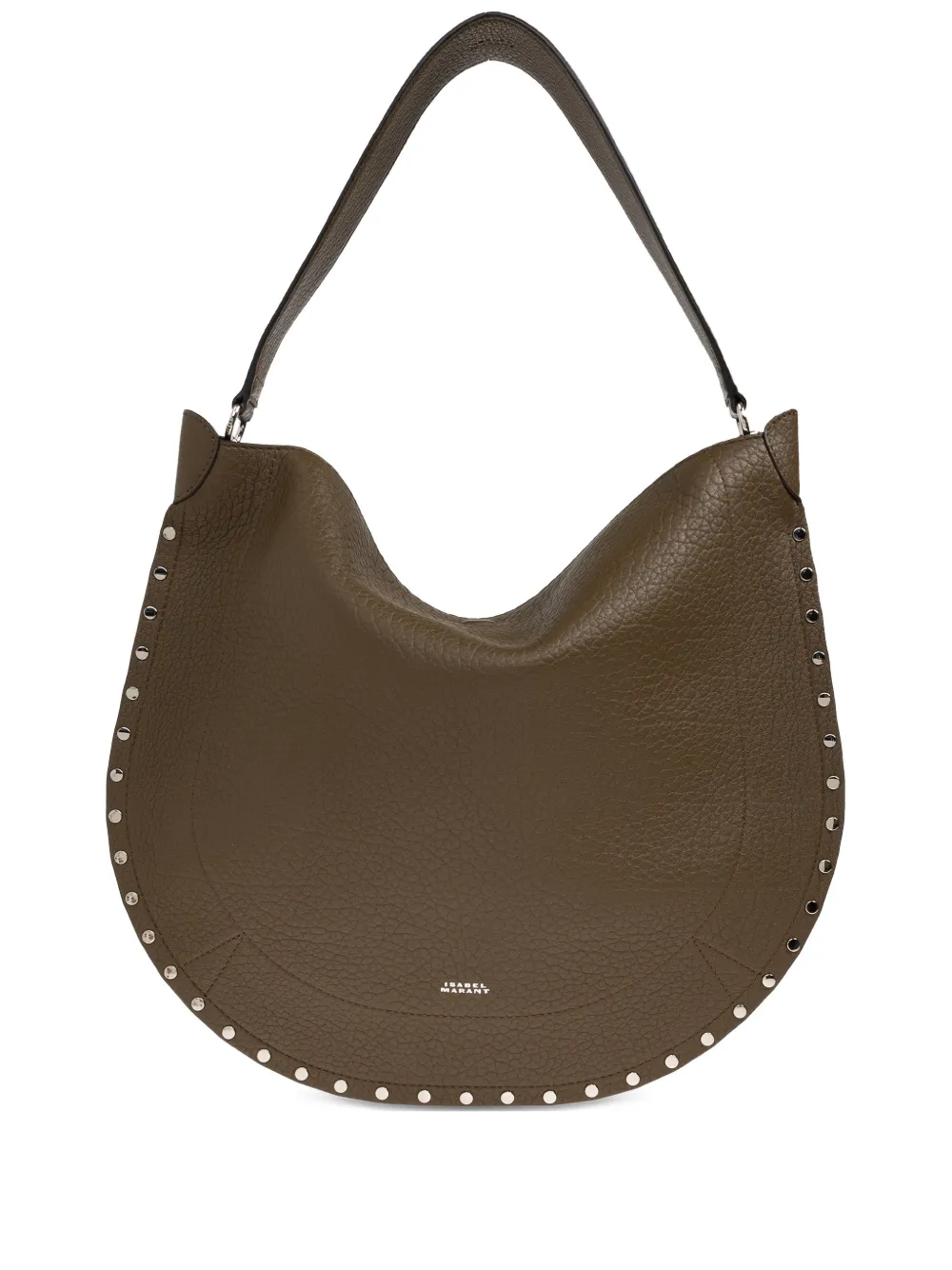 ISABEL MARANT Oskan studded shoulder bag - Verde