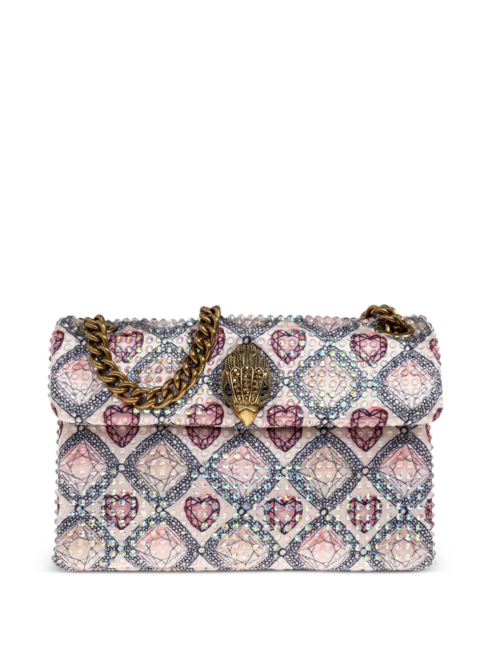 Kurt Geiger London mini Kensington chain-strap mini bag - Rosa