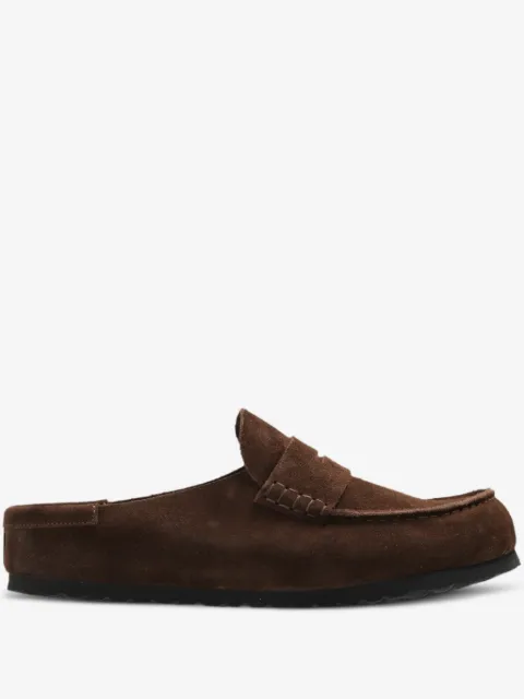 Birkenstock Naples suede slip-on mules