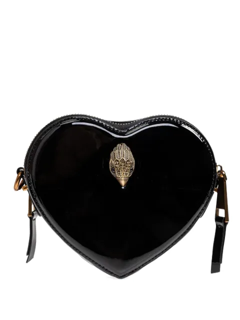 Kurt Geiger London Shoreditch Heart patent-leather mini bag