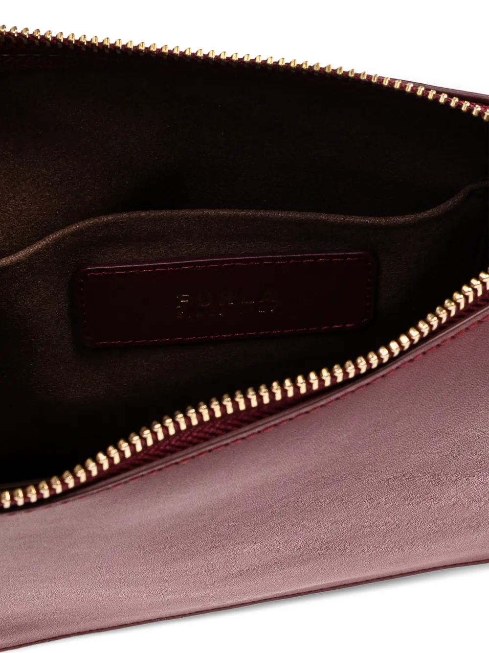 Furla Kleine Ava schoudertas met logo Rood