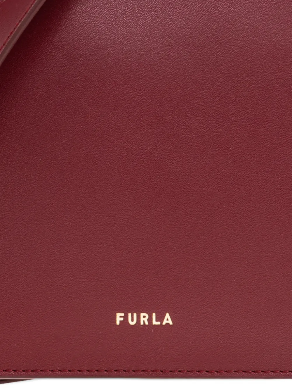 Furla Kleine Ava schoudertas met logo Rood