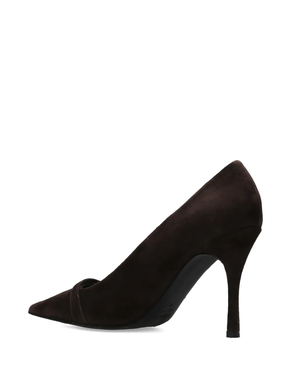 Furla Sfera pumps met puntige neus Bruin