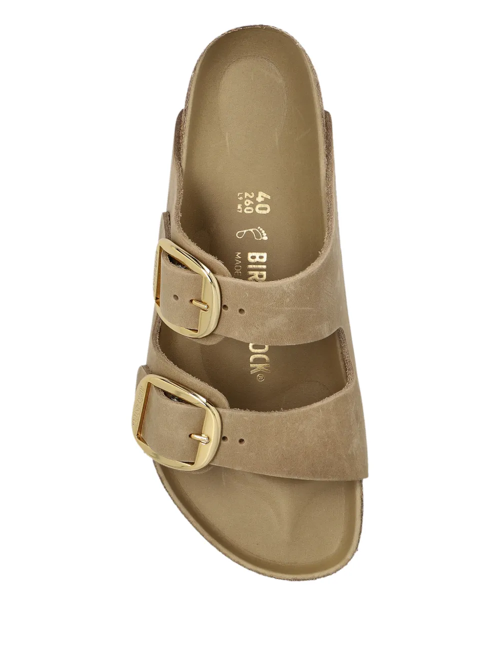 Birkenstock Arizona sandalen met gespbandje Beige