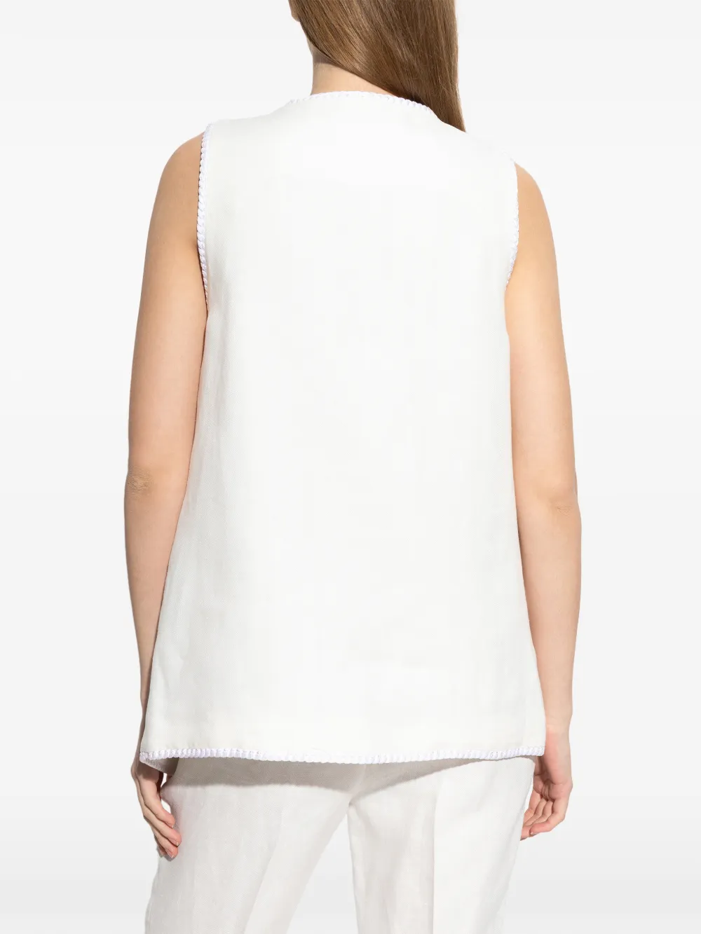 ETRO Gilet met knoopsluiting Wit