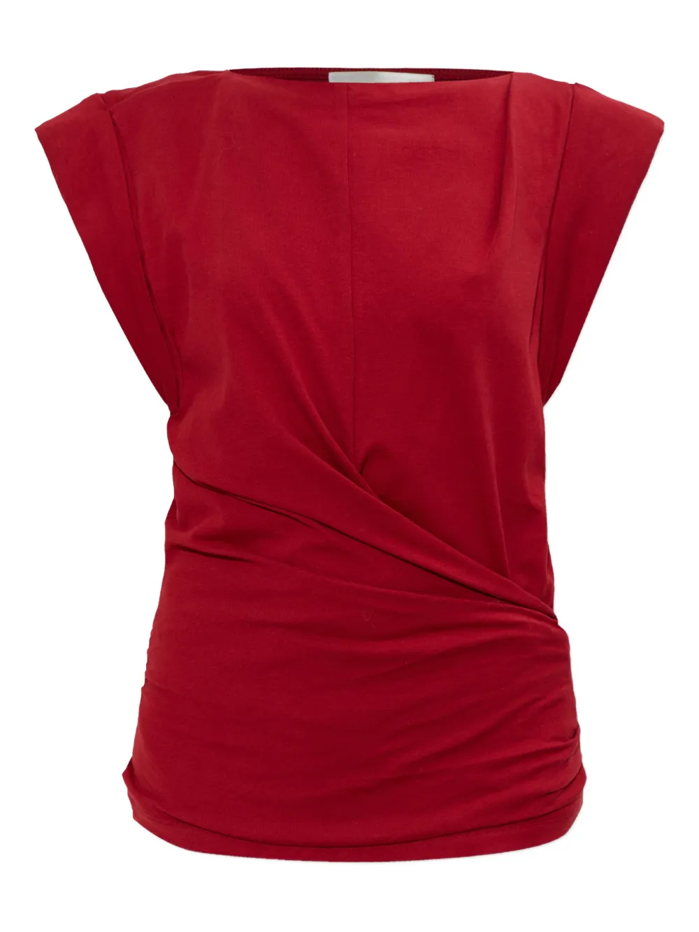 ISABEL MARANT Maisan draped top - Rosso