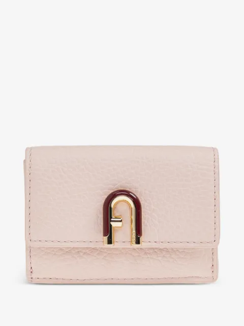Furla flap logo wallet
