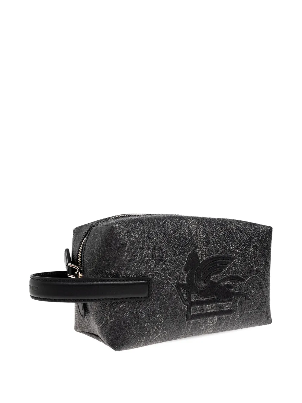 ETRO Kleine toilettas met logo Grijs