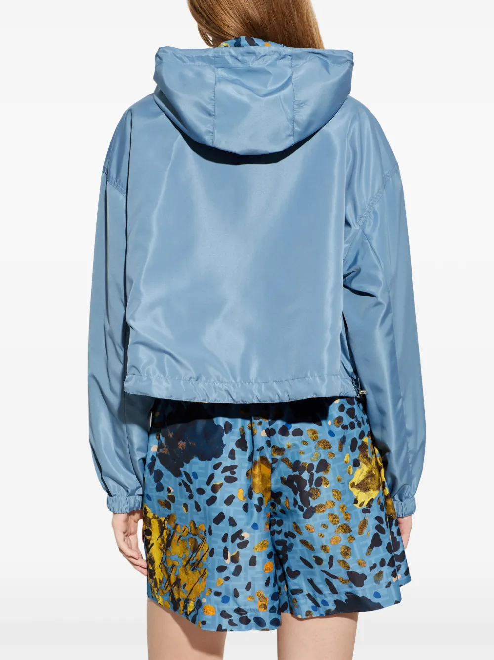  Fendi Reversible Logo-patch Jacket - Blue 