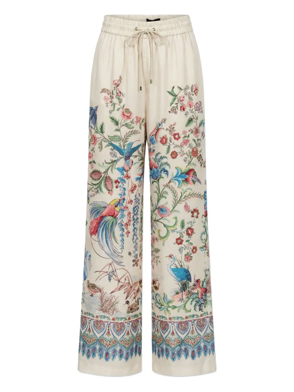 ETRO floral-print trousers - Toni neutri