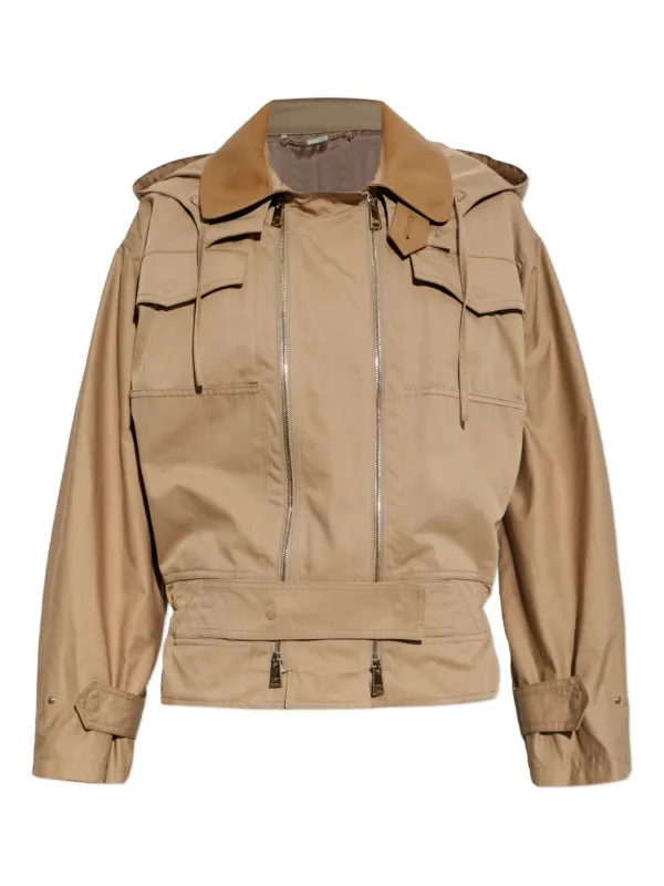 Fendi Blouson Jacket in Neutrals