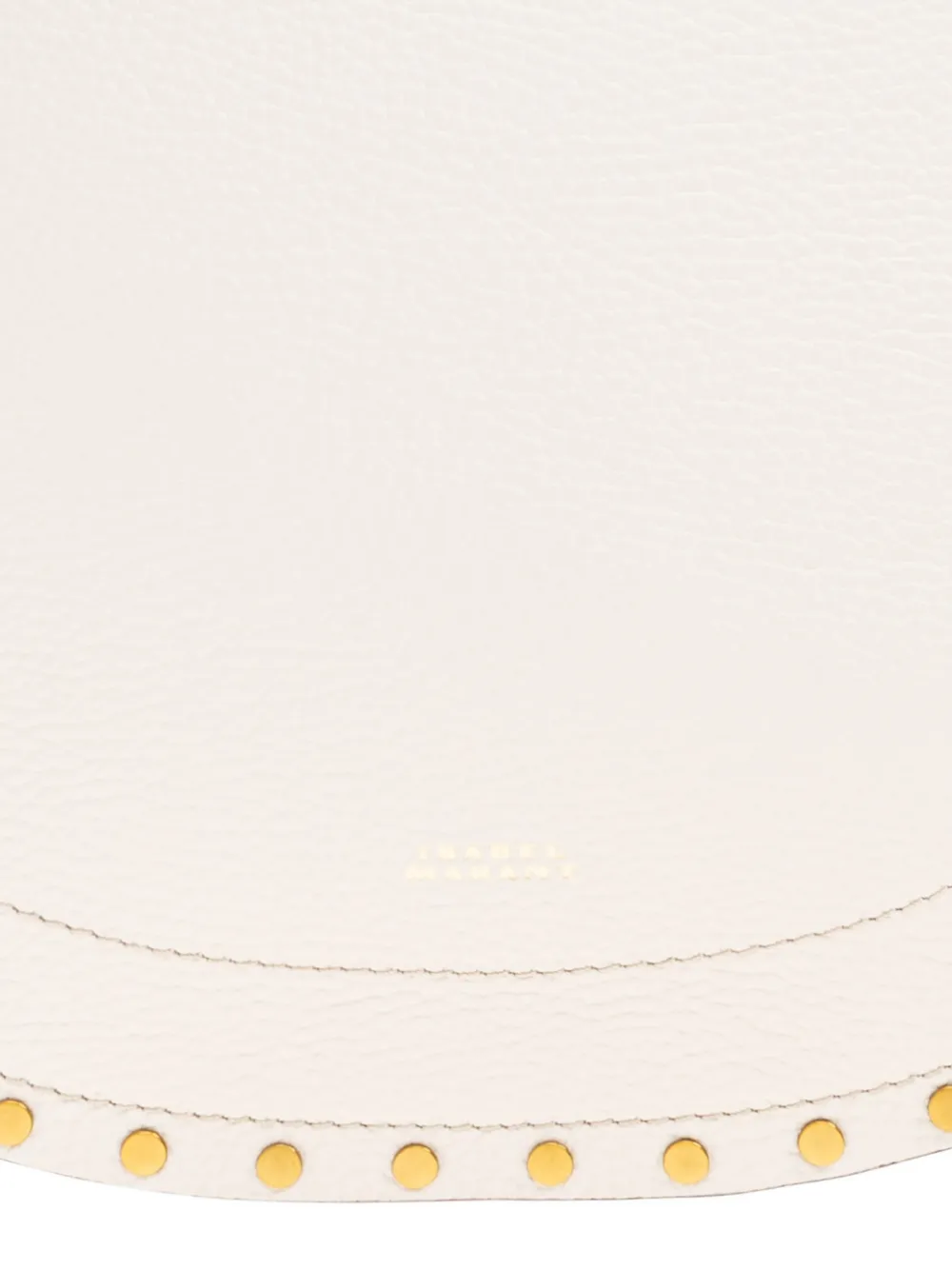 ISABEL MARANT Oskan leren schoudertas Beige