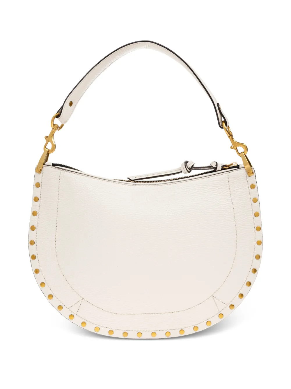 ISABEL MARANT Oskan leren schoudertas Beige