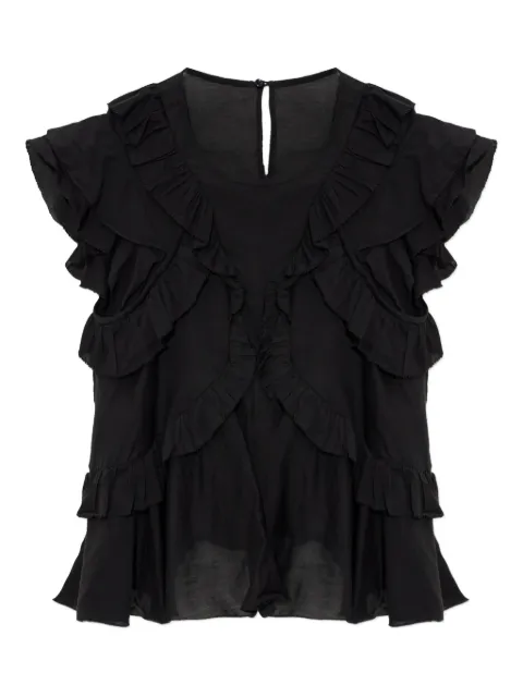 MARANT ÉTOILE Nalou ruffled top