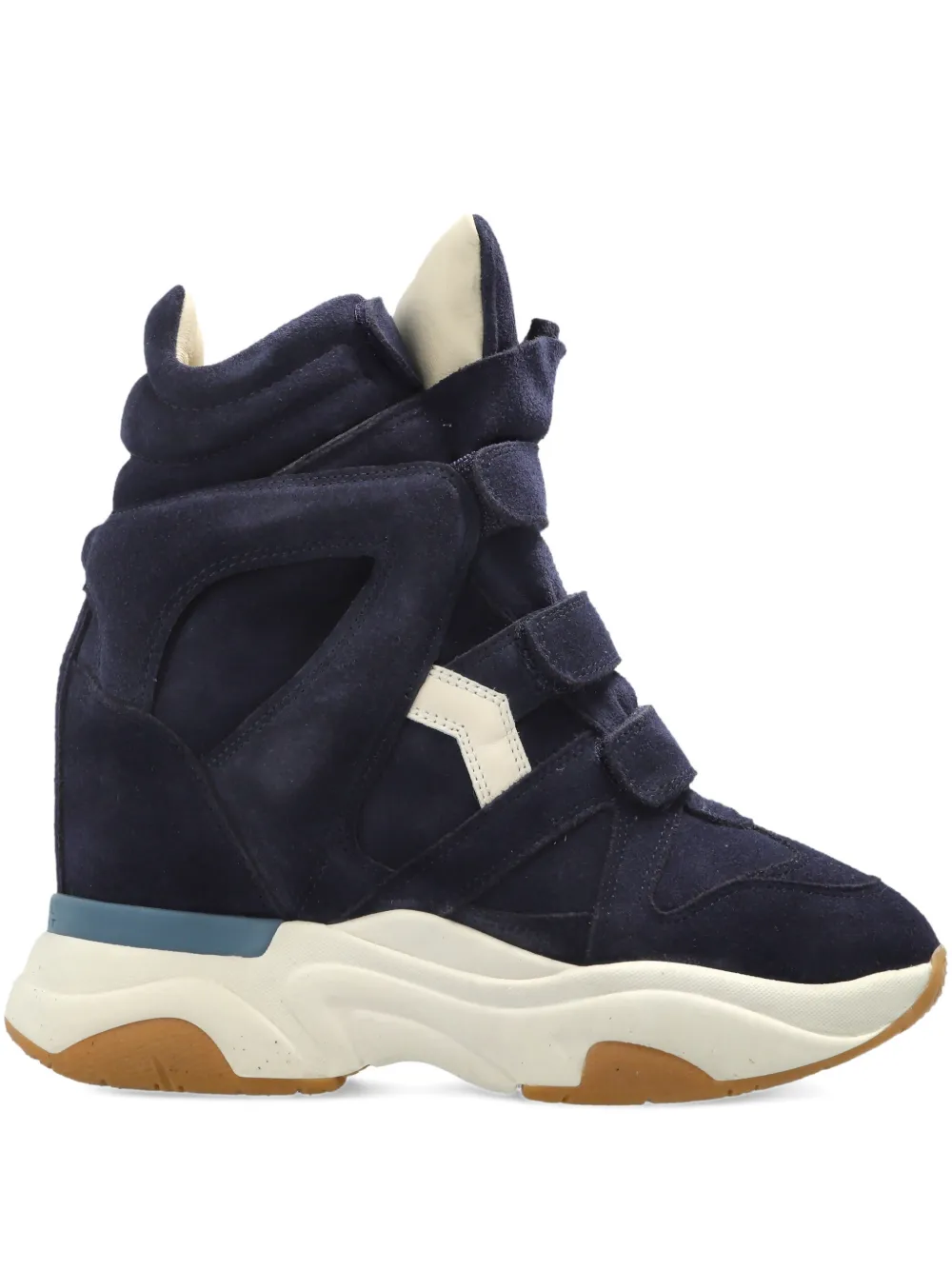 ISABEL MARANT Balskee touch-strap sneakers - Blu