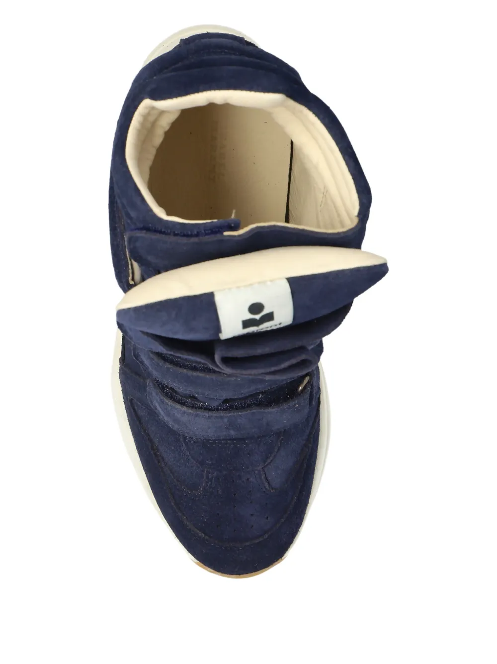 ISABEL MARANT Balskee touch-strap sneakers Blauw