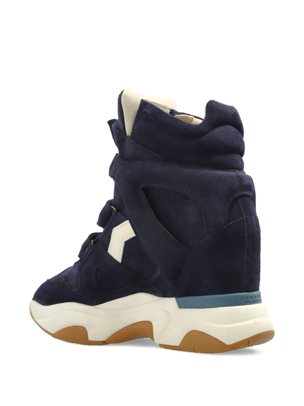 ISABEL MARANT Balskee touch-strap sneakers Blauw