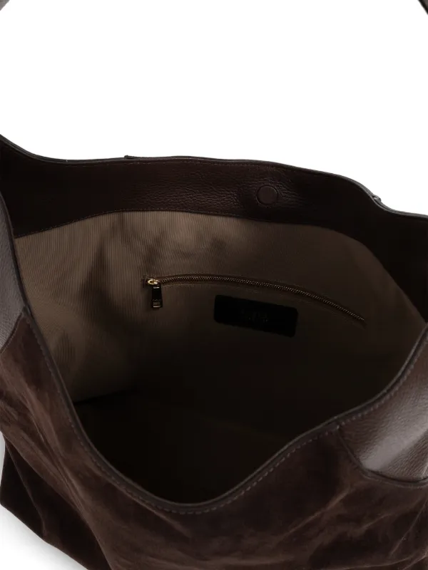 Furla Lara スエードショルダーバッグ L | ブラウン | FARFETCH JP