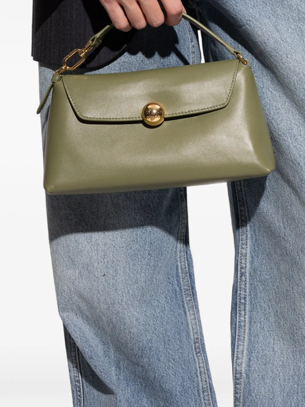 Furla mini Sfera green tote bag - Groen
