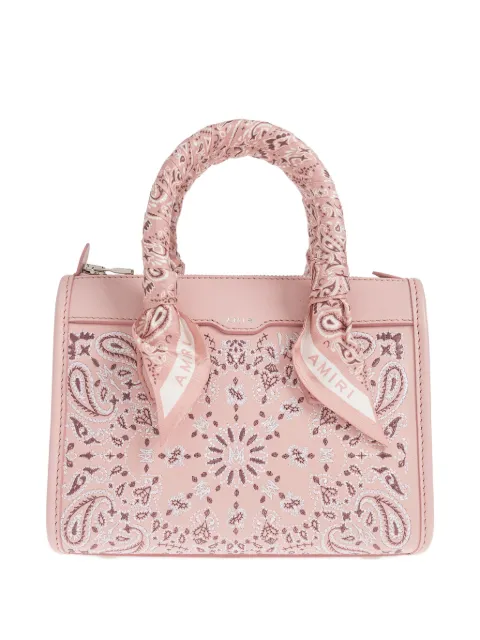 AMIRI paisley scarf tote bag