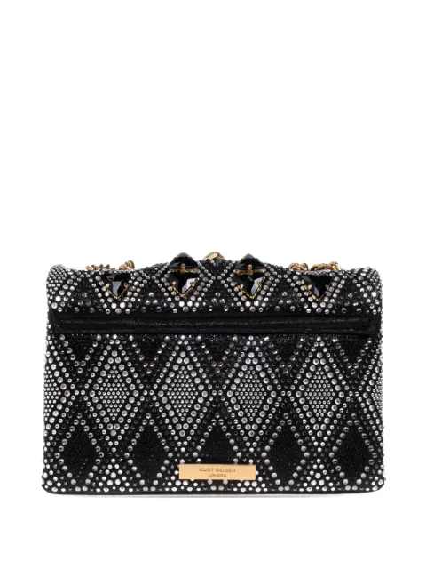Kurt Geiger London medium Kensington jewel-embellished clutch bag