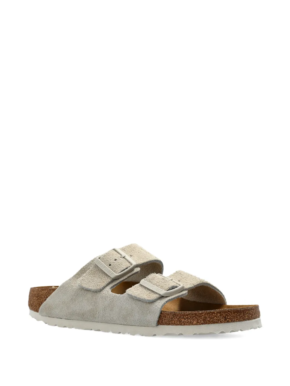 Birkenstock Arizona sandalen met gesp Beige