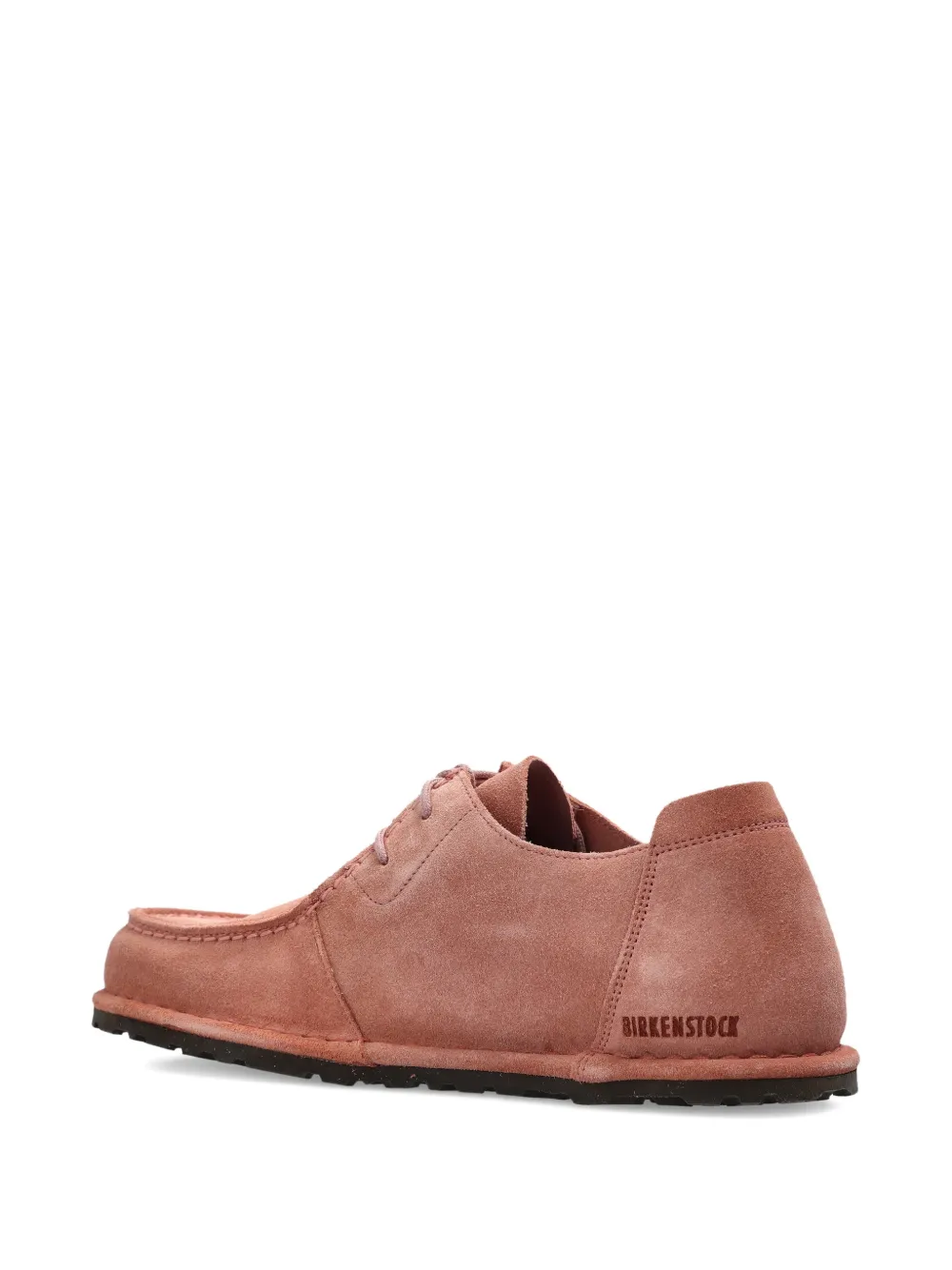 Birkenstock Utti lace-up suede loafers Roze