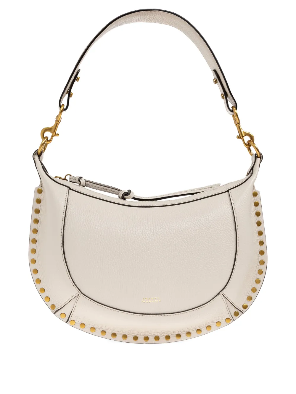 ISABEL MARANT Naoko studded leather shoulder bag - Toni neutri