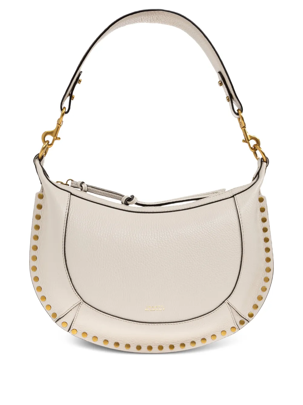 ISABEL MARANT Naoko studded leather shoulder bag - Toni neutri