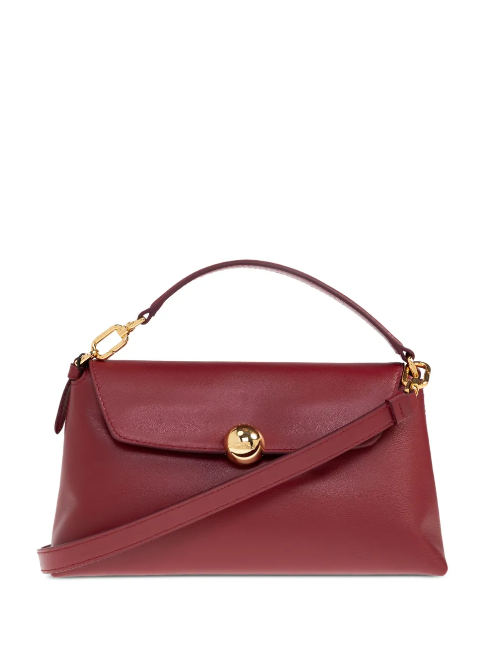 Furla mini Sfera burgundy tote bag - Rosso
