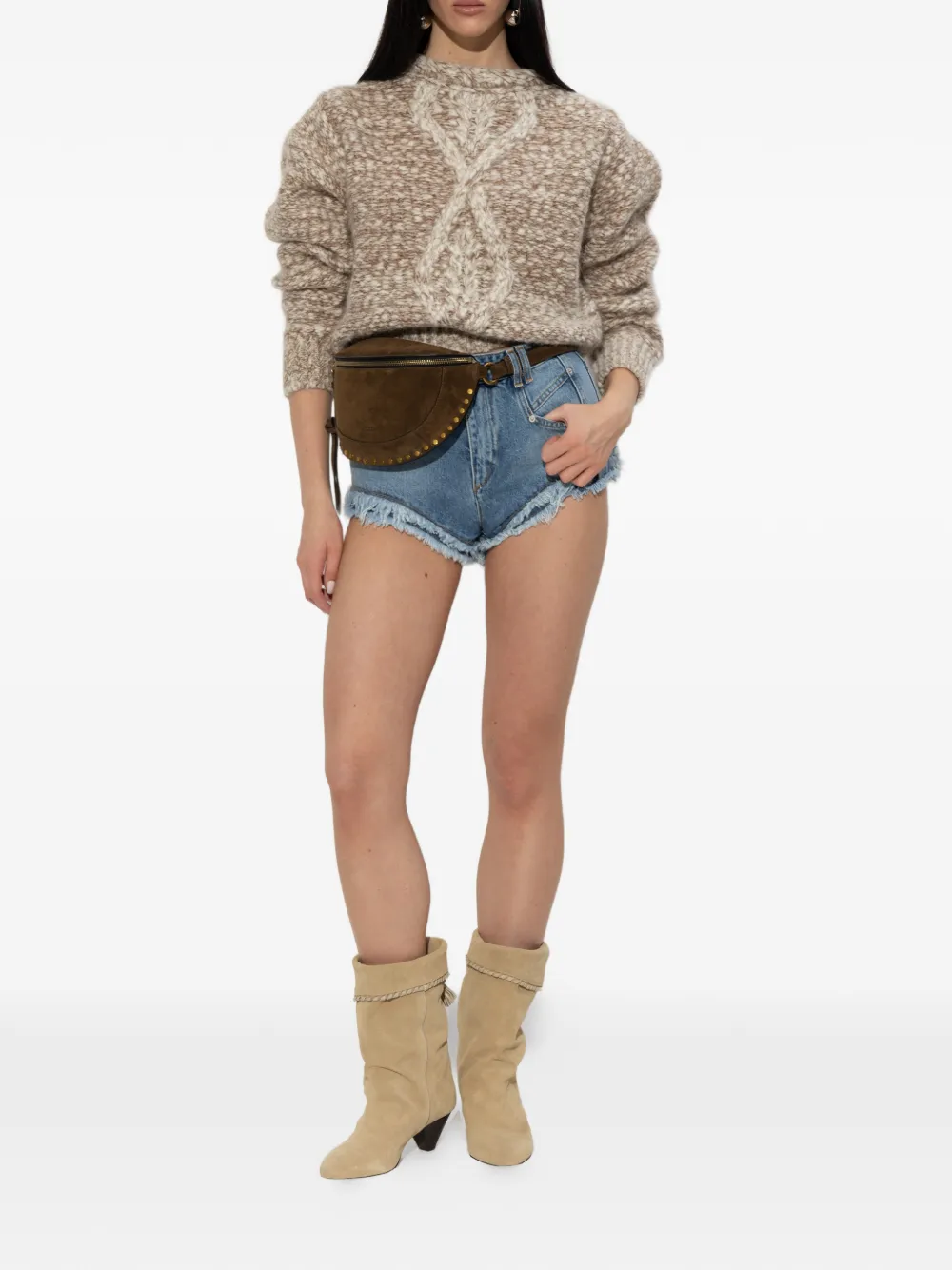 ISABEL MARANT Dalby braided-detail pointed-toe boots | Ankle Boots | Image 2