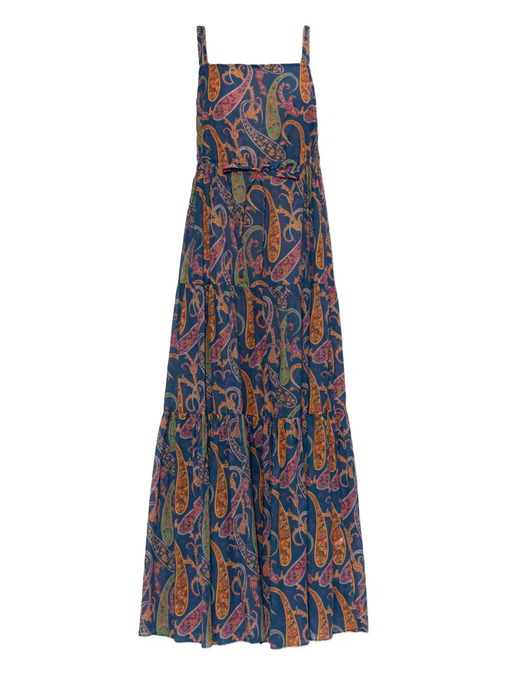 ETRO paisley-pattern maxi dress - Blu